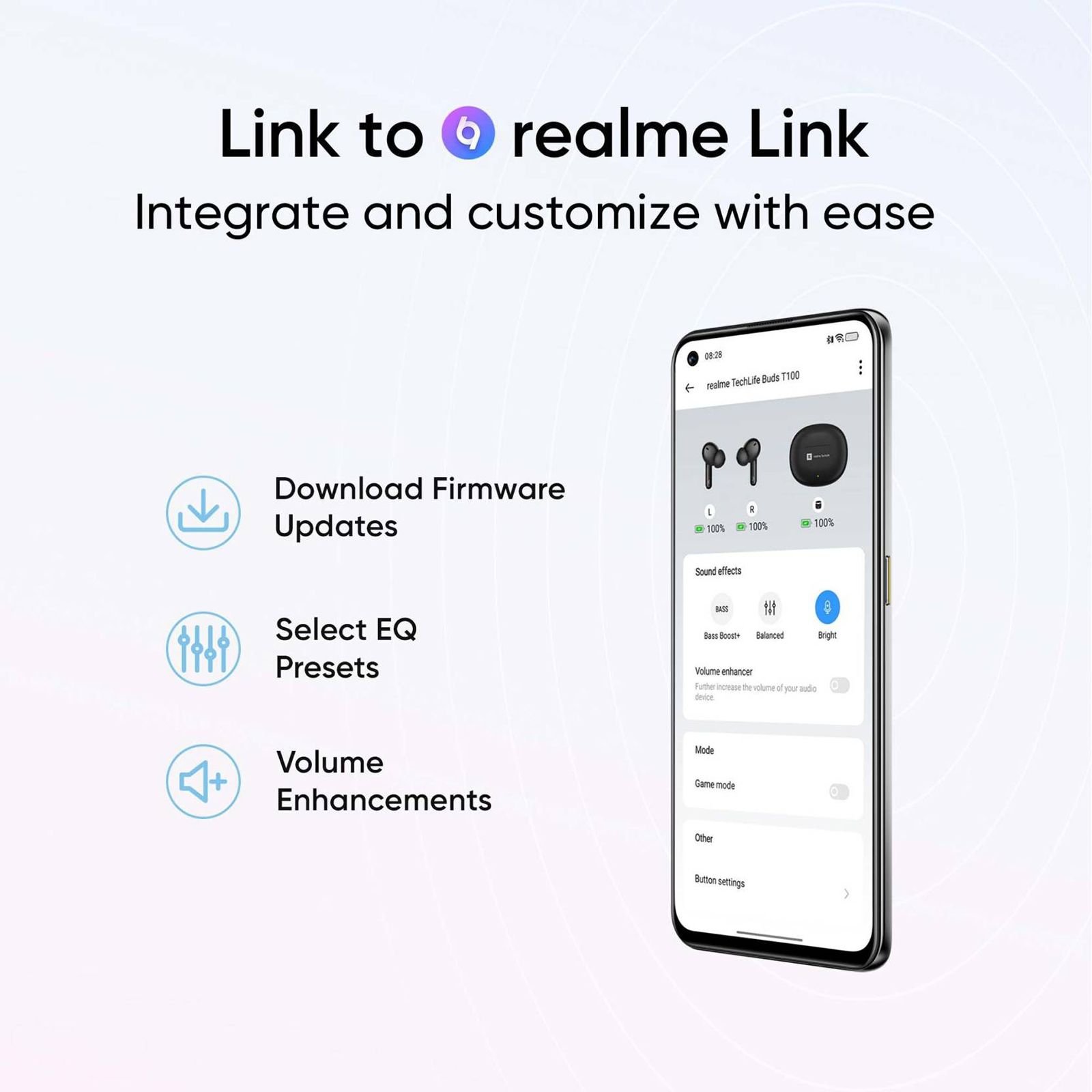 Buy Realme Techlife RMA2109 Earbuds With AI Environment Noise ...